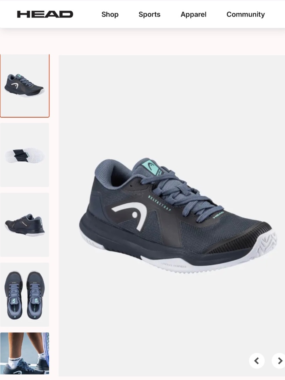 HEAD Sprint Pro Junior Court Shoes, youth, 22.5 CM, NWT